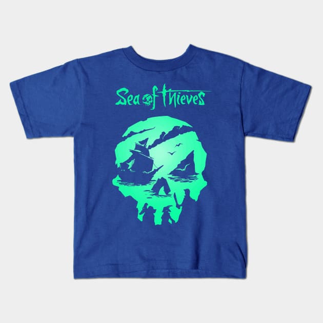 Sea of Thieves logo HD Kids T-Shirt by BYVIKTOR